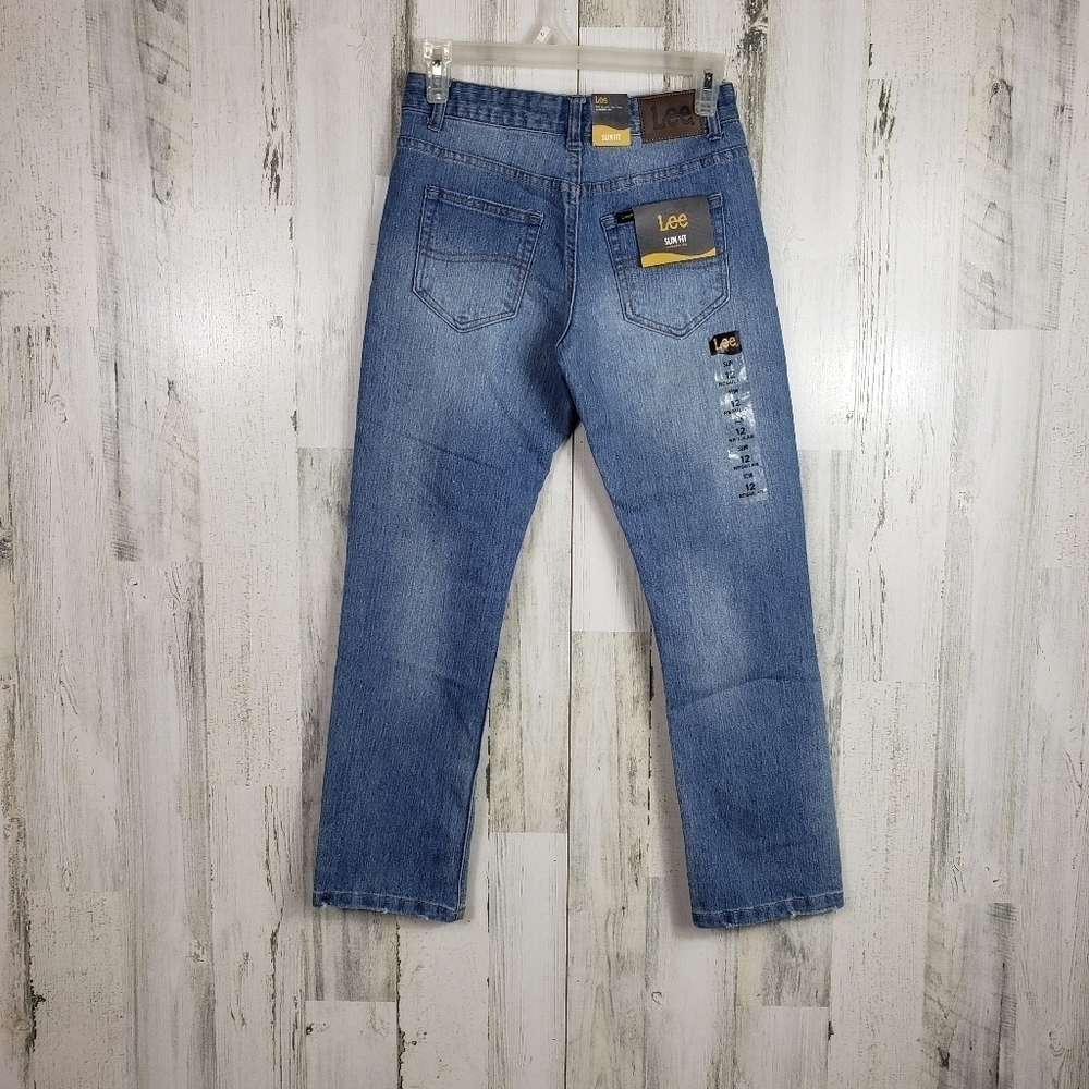 New boys Lee slim fit, tapered leg jeans size 12